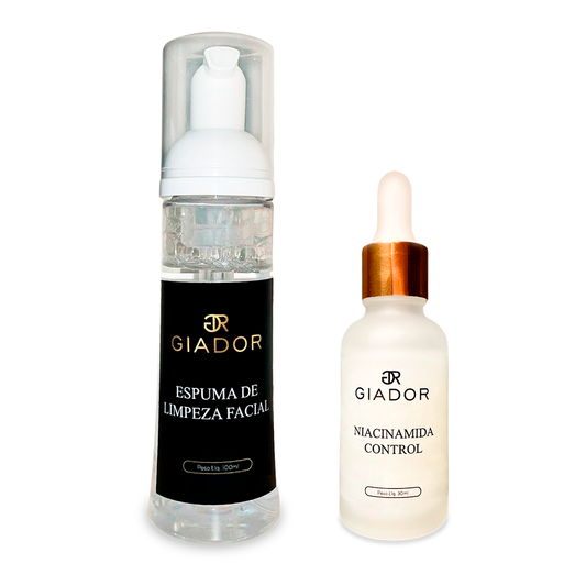 Kit Controle Total - Espuma de Limpeza + Niacinamida